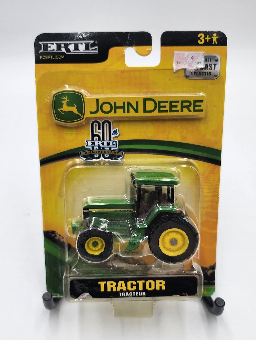 John Deere ERTL 37015 60th Anniversary  Tractor Die Cast Metal 1/64 Vintage 2005